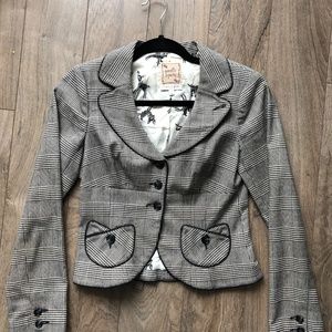 Nanette Lepore glen check blazer